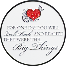 Load image into Gallery viewer, BL18-018 Cherish The Little Things LOVE Challenge Coin Medallion Valentines Day Happy Anniversary Gift