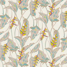 Load image into Gallery viewer, Heliconia Beach Towel -  Cream | Hoffman Fabrics x Slowtide