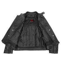 Load image into Gallery viewer, HellBorn - Men’s Leather Motorcycle Jacket