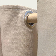 Load image into Gallery viewer, Chevron Wool Curtains With Grommets