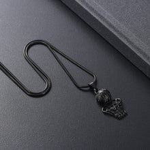 Load image into Gallery viewer, Basketball &amp; Net Cremation Urn Necklace