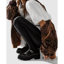 Load image into Gallery viewer, High Heel Jungle Liquid Mercury Tights in Tan or Black [Sizes SM-ML]