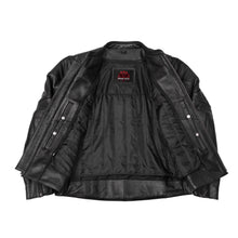 Load image into Gallery viewer, Tarmac Mens Leather Motorcycle Jacket