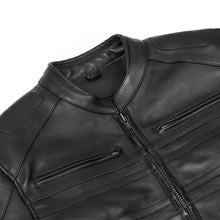 Load image into Gallery viewer, Tarmac Mens Leather Motorcycle Jacket