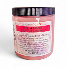 Load image into Gallery viewer, Honey &amp; Hibiscus Leave In Conditioner 8 oz (detangler)