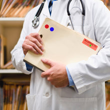 Load image into Gallery viewer, 1/2&quot; Permanent Round, Color-Code Dot Stickers: 1,000/Roll