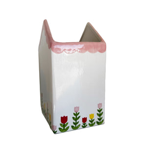 Tulip Fever Scalloped House Vase/Container