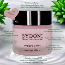 Load image into Gallery viewer, MOST LOVED! HYDRATING CREAM with BOTANICAL HUMECTANTS and SHEA BUTTER Net Wt. 2oz. (56.8g)