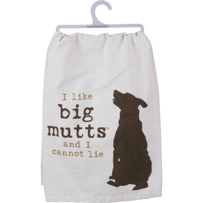 I Like Big Mutts And I Cannot Lie Funny Dish Cloth Towel | Dog Lover Gift
