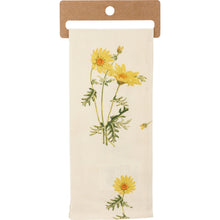 Load image into Gallery viewer, I Think About You Every Daisy Dish Cloth Towel | Novelty Cotten Linen Tea Towel | Cute Kitchen Hand Towel | 18&quot; x 28&quot;