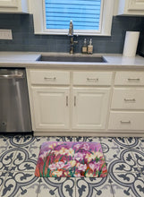 Load image into Gallery viewer, Freesias Machine Washable Memory Foam Mat IBD0249RUG