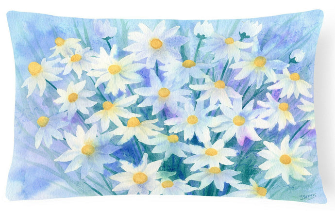 Light and Airy Daisies Fabric Decorative Pillow IBD0255PW1216