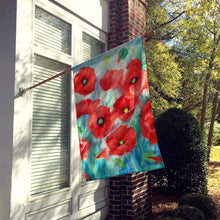 Load image into Gallery viewer, Poppies Flag Canvas House Size IBD0258CHF