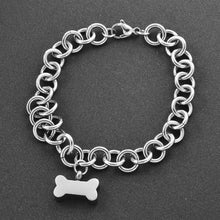 Load image into Gallery viewer, Dog Bone Cremation Urn Bracelet