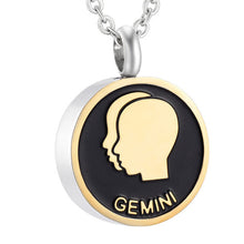 Load image into Gallery viewer, Astrology Sign Zodiac Cremation Urn Necklace