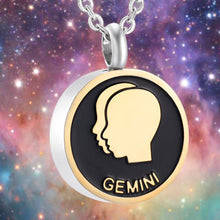 Load image into Gallery viewer, Astrology Sign Zodiac Cremation Urn Necklace