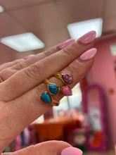 Load image into Gallery viewer, Double Stone Titanium Ring