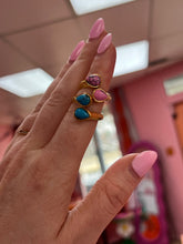 Load image into Gallery viewer, Double Stone Titanium Ring