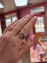 Load image into Gallery viewer, Adjustable Moon and Sun Titanium Ring