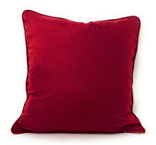 Load image into Gallery viewer, Tache Elegant Burgundy Ornate Paisley Woven Tapestry Throw Pillow Cover (18194)