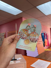 Load image into Gallery viewer, Zebra Print Pride Earrings