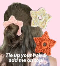 Load image into Gallery viewer, Crochet Small Star Scrunchie