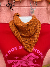 Load image into Gallery viewer, XL Crochet Seashell Bandana