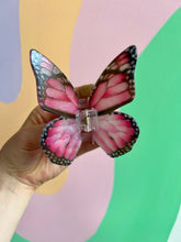 Load image into Gallery viewer, Colorful Butterfly Hair Claw