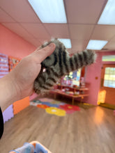 Load image into Gallery viewer, Fuzzy Striped Claw Clip