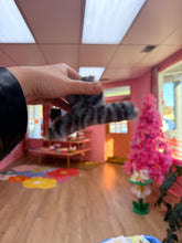 Load image into Gallery viewer, Fuzzy Striped Claw Clip