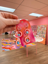 Load image into Gallery viewer, Bright Geometric Beaded Earrings