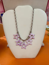 Load image into Gallery viewer, Purple Star Titanium Beaded Necklace