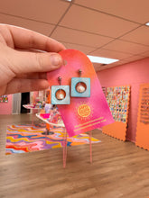 Load image into Gallery viewer, Bright Geometric Beaded Earrings