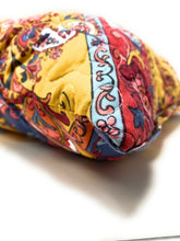 Load image into Gallery viewer, Tache Mustard Yellow Blue Red Paisley Chevron Hanging Gardens Cushion Cover 2-Pieces (HS3148Y)