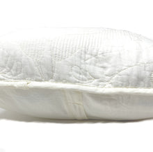 Load image into Gallery viewer, Tache Cotton Ivory White Paisley Damask Matelassé Powder Snow Cushion Covers / Euro Sham (JHW-643)