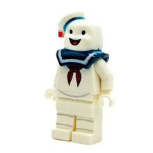 Load image into Gallery viewer, Marshmallow Man Minifig made using LEGO parts