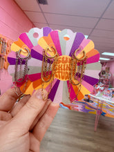 Load image into Gallery viewer, Triple Chain Titanium Dangle Earrings