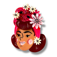 Load image into Gallery viewer, Rosita Brooch by Marla VonDuta x Lipstick &amp; Chrome