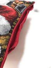 Load image into Gallery viewer, Tache Festive Santa Down the Chimney Tapestry Throw Pillow Cover (DB11533CC)