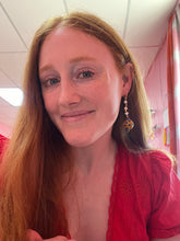 Load image into Gallery viewer, Beaded Muffin Drop Earrings