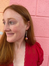 Load image into Gallery viewer, Beaded Muffin Drop Earrings