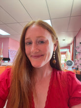 Load image into Gallery viewer, Beaded Muffin Drop Earrings