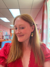 Load image into Gallery viewer, Avocado Toast Beaded Earrings