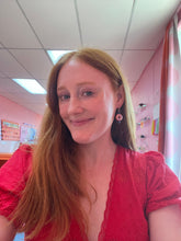 Load image into Gallery viewer, Beaded Donut Earrings