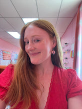 Load image into Gallery viewer, Beaded Donut Earrings