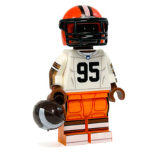 Load image into Gallery viewer, #95 DE Cleveland Football Player Minifig