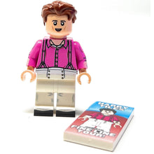 Load image into Gallery viewer, Harry Tiles Custom Musician Minifig w/ Concert Poster (Fine Line Tour)