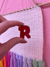 Load image into Gallery viewer, Customized Initials Bag Charm Chain - Red