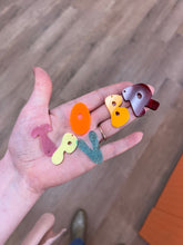 Load image into Gallery viewer, Customized Initials Bag Charm Chain - Teal/Green