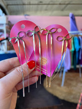 Load image into Gallery viewer, Titanium Bow Earrings